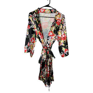 Womens Flower Robe Size XL Ladies Robe